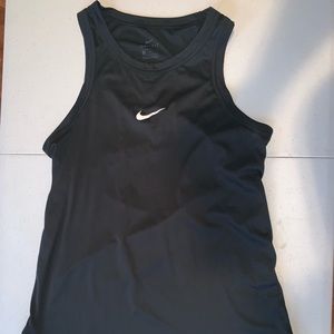 Black Tomboy Open Back Tank Top